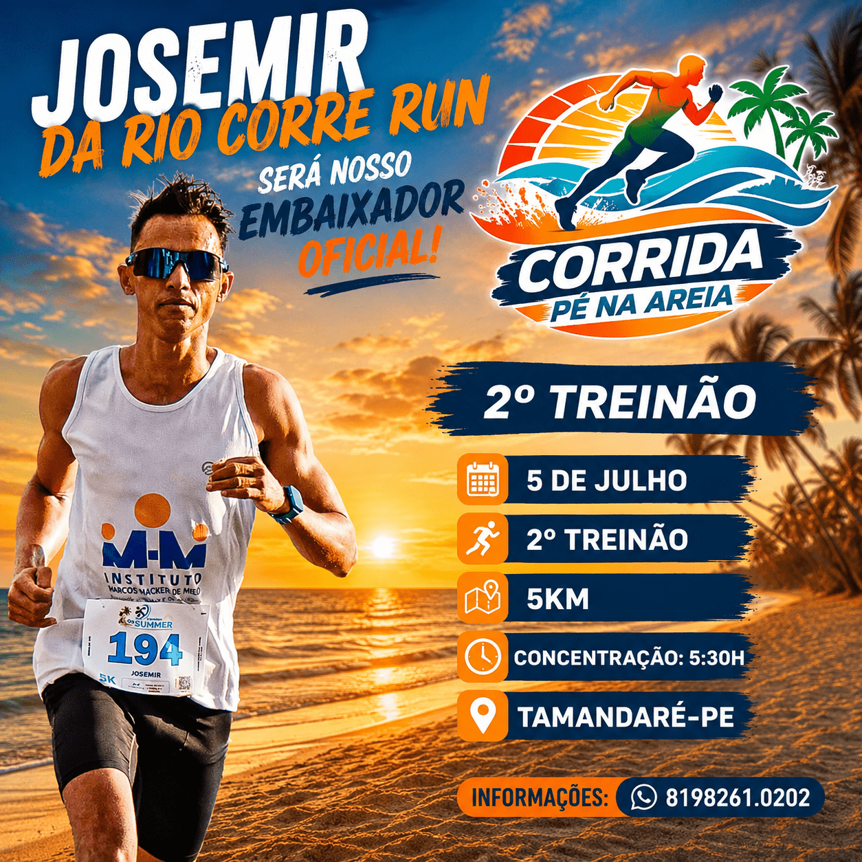 Corrida Pé na Areia