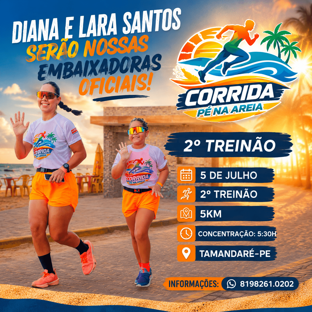 Corrida Pé na Areia