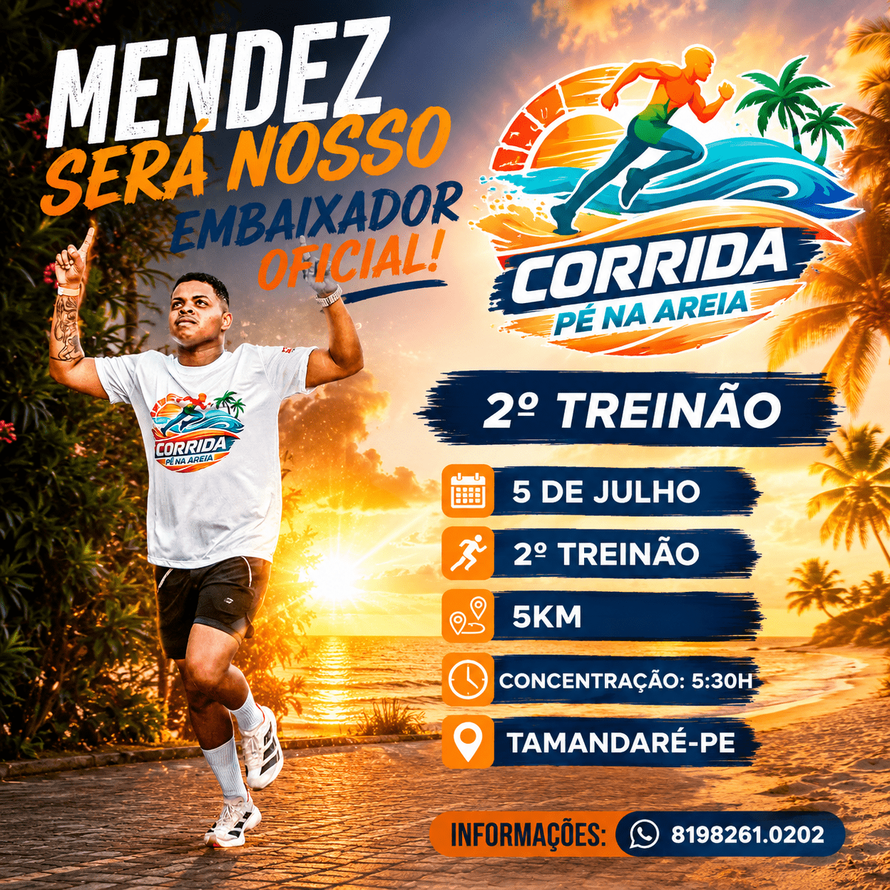 Corrida Pé na Areia