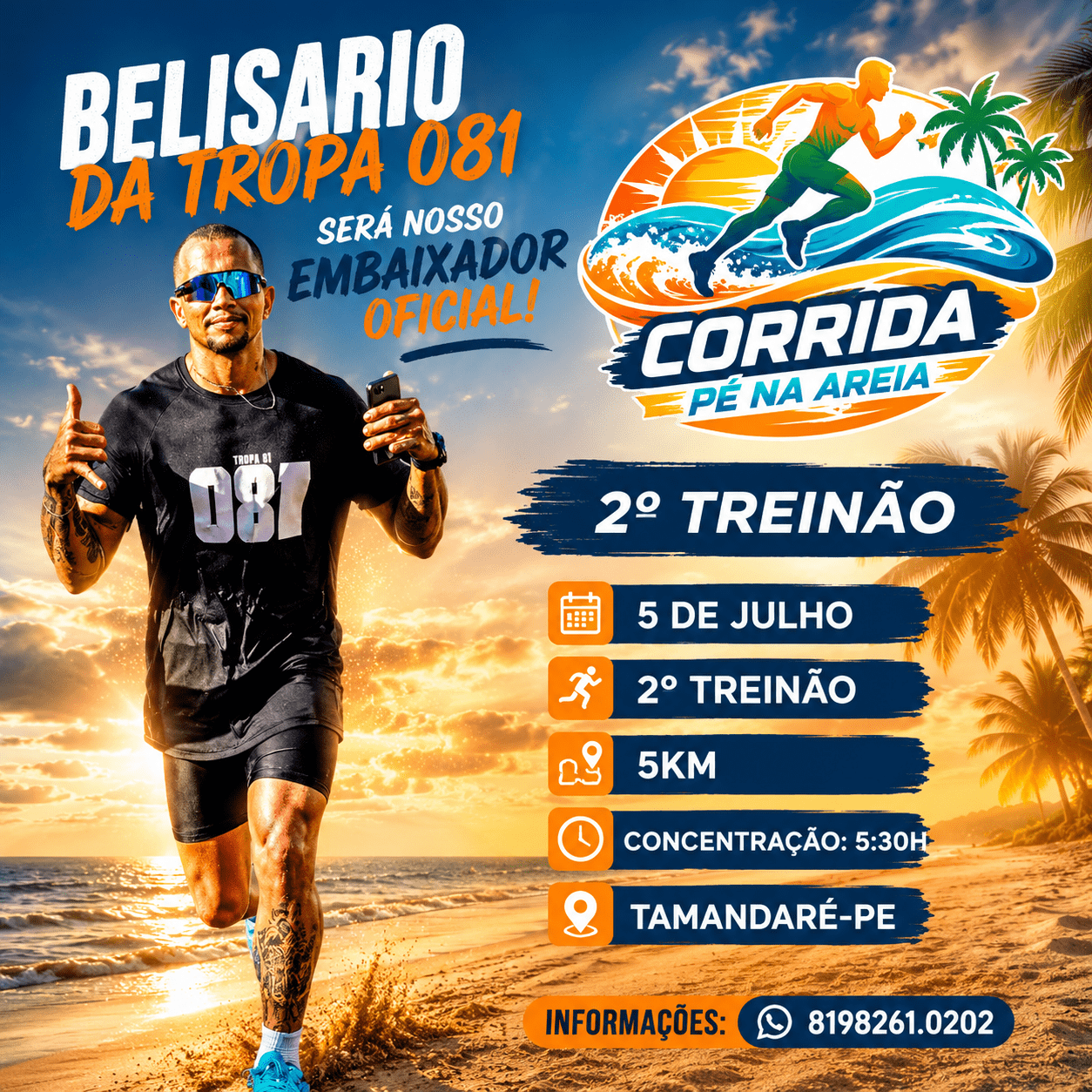 Corrida Pé na Areia