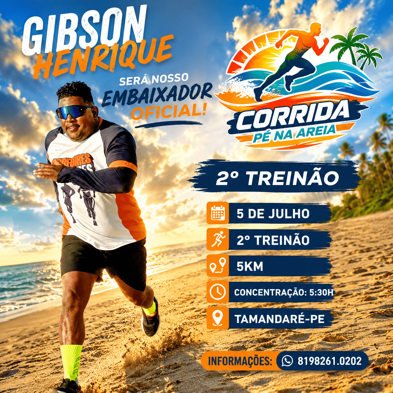 Corrida Pé na Areia