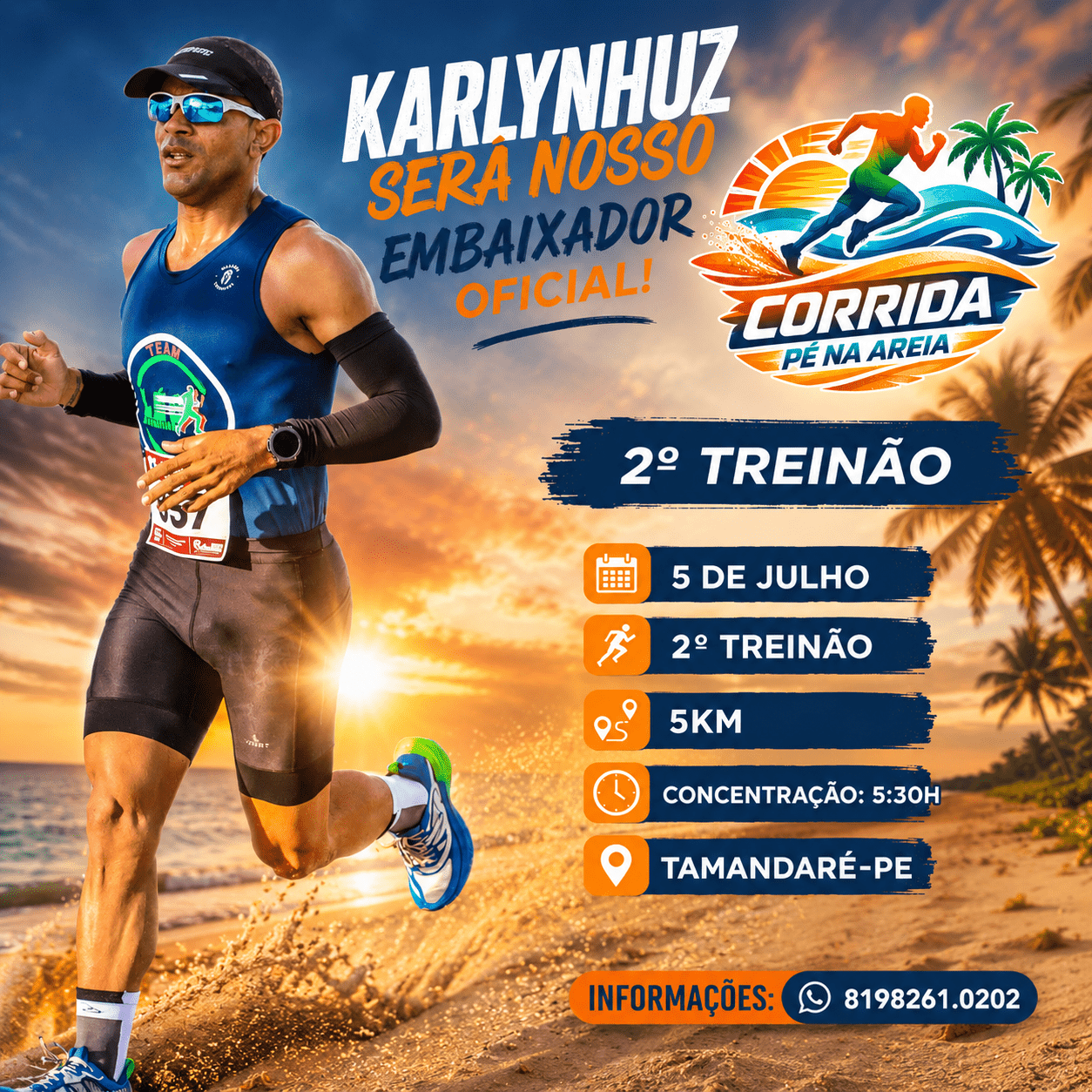 Corrida Pé na Areia
