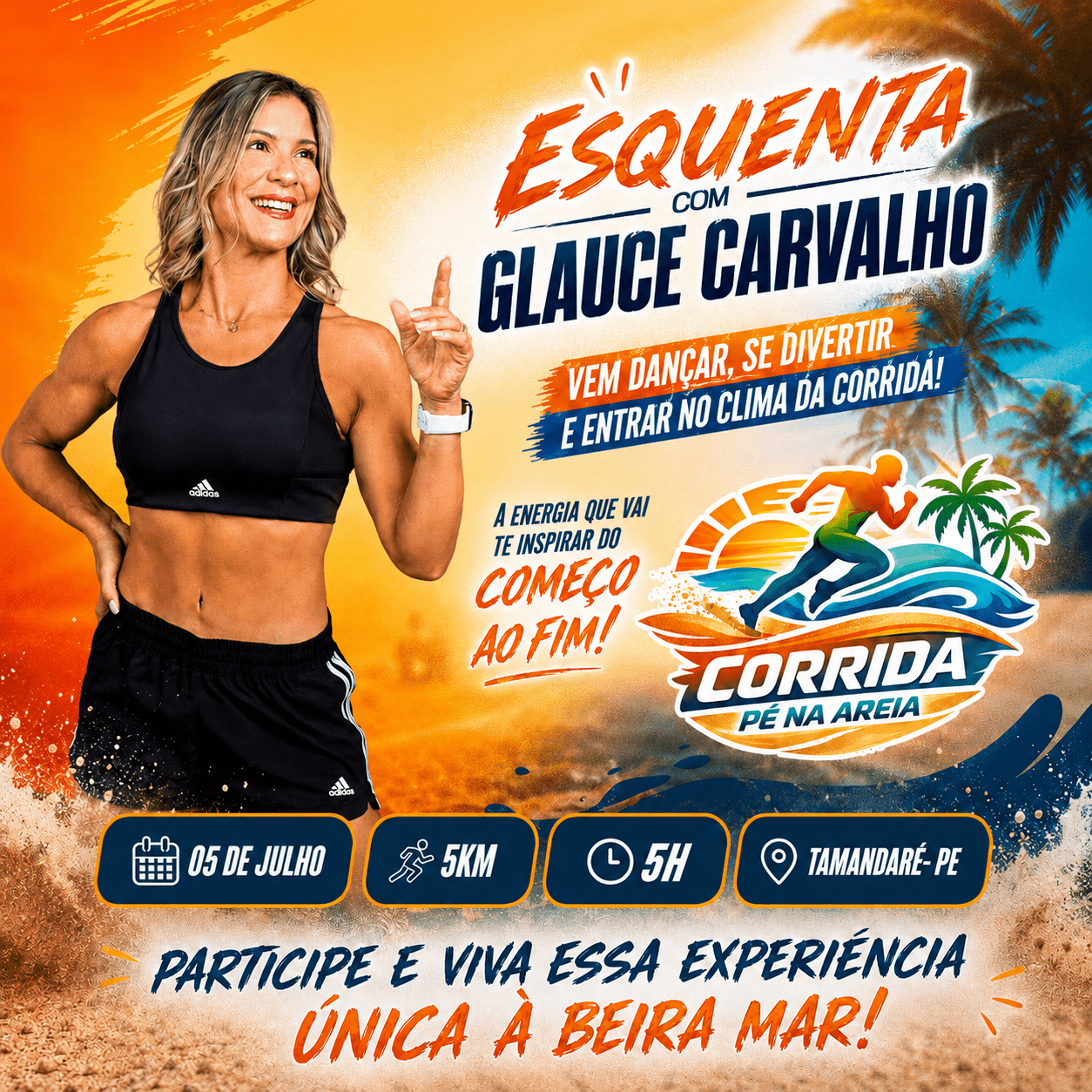 Corrida Pé na Areia