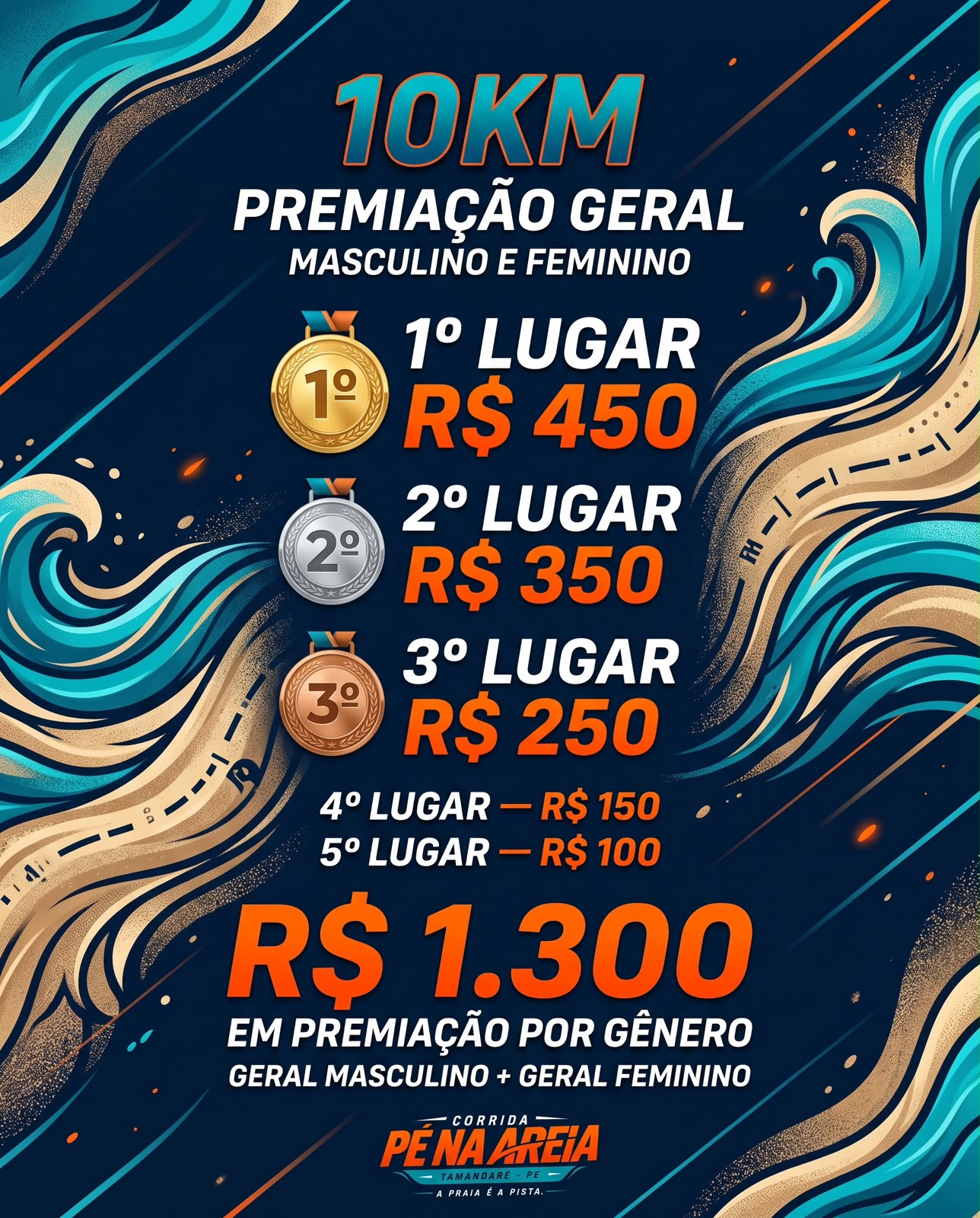 Cruzou a Chegada, Tem Medalha